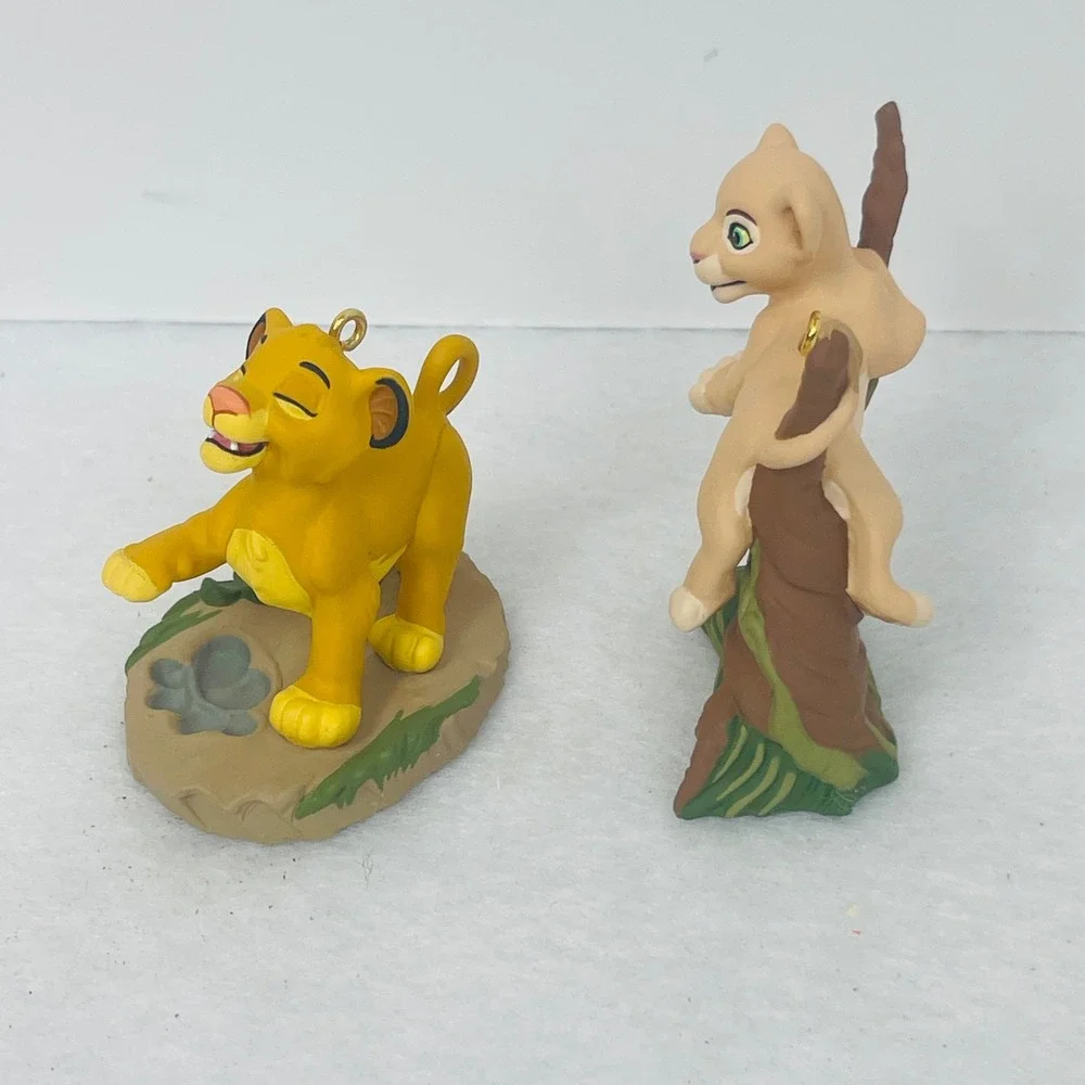Hallmark Keepsake Ornament 1994 Disney The Lion King Simba and Nala Set of 2